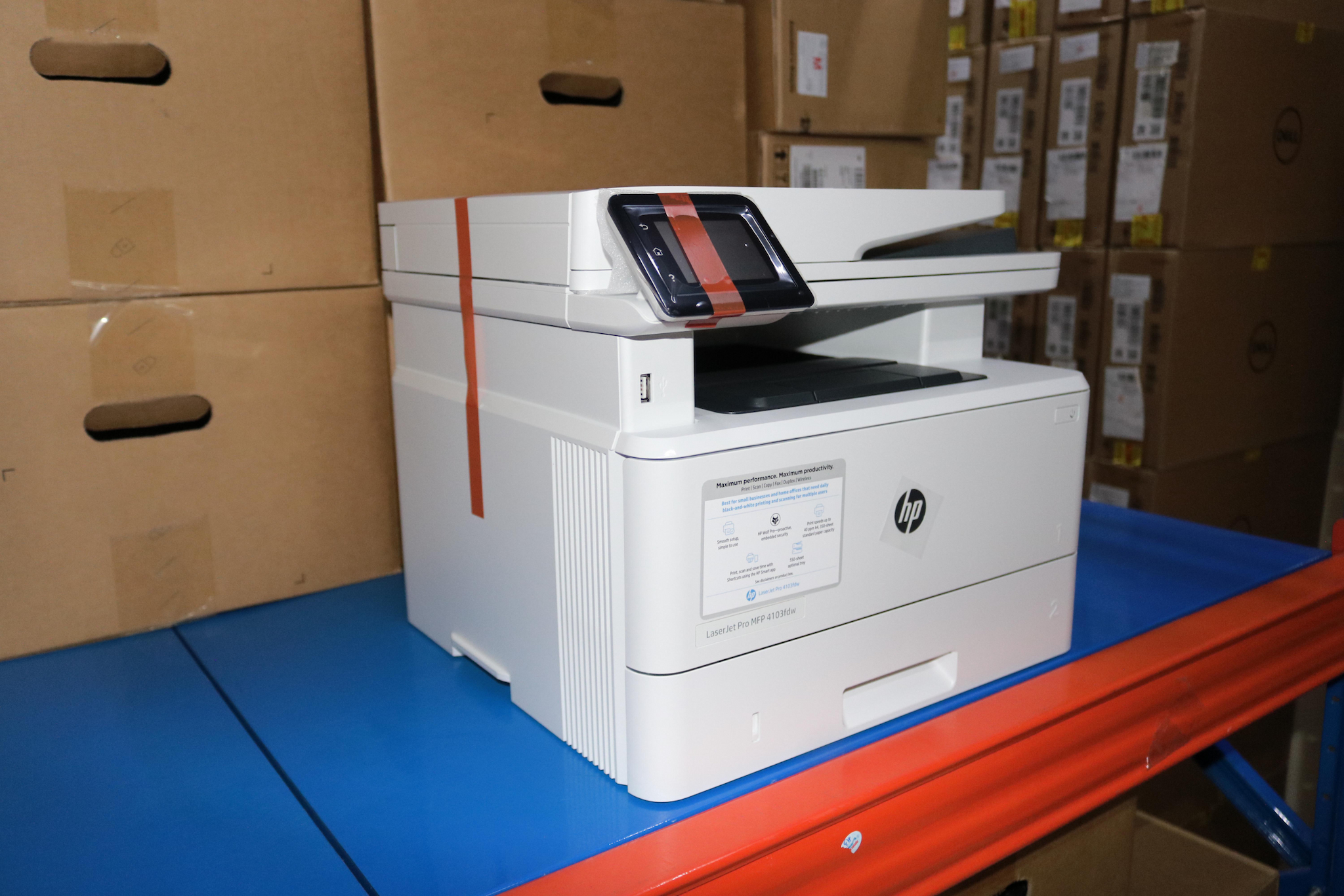 Hình ảnh chi tiết Máy in laser TĐ đa năng HP Pro 4103fdn - In 2 mặt, LAN, Fax - Ảnh số 4